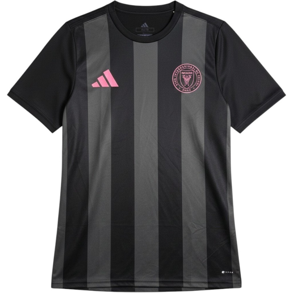 Adidas Inter Miami CF Messi 10 Soccer Jersey Black Grey Pink XL JW4340 NWT Mens